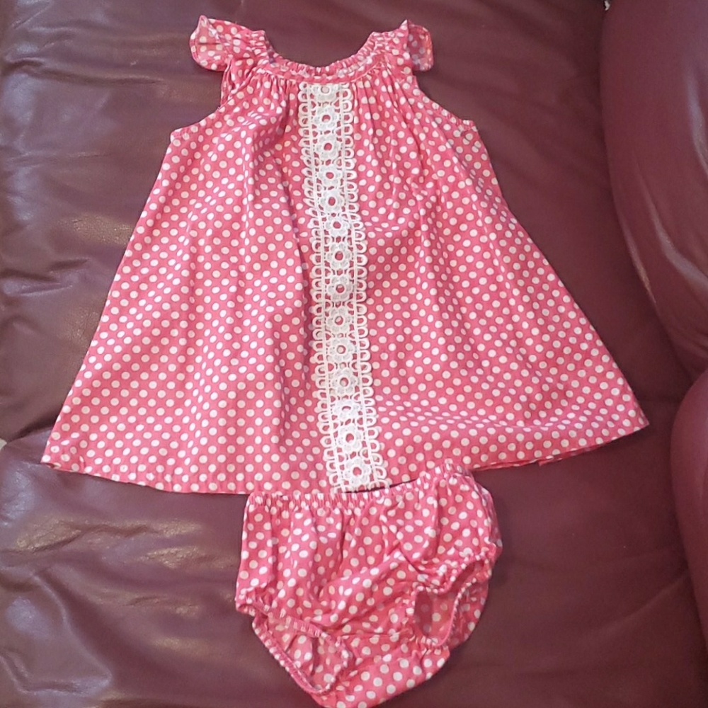 Matching set infant dress